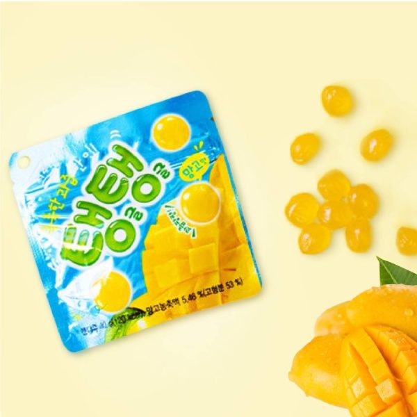 ขนมเกาหลี เจลลี่ plump plump jelly mango 40g seoju brand 아이푸드 서주 탱글탱글 망고맛